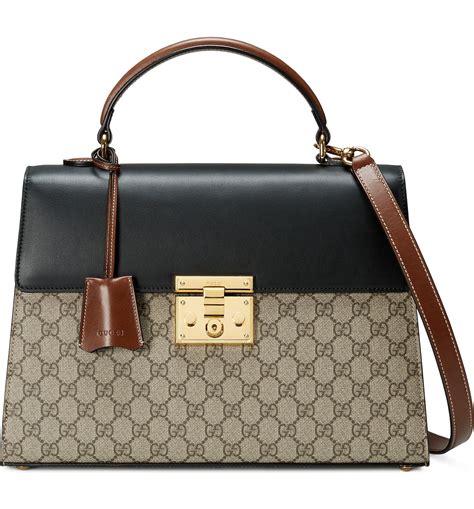 padlock leather shoulder bag gucci price|gucci padlock medium shoulder bag.